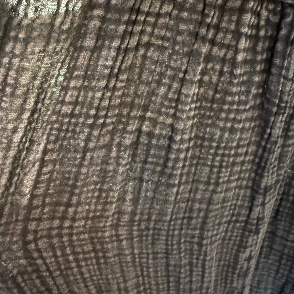 Anthropologie Charcoal Textured Garment jumpsuit size XXS - Picture 6 of 6